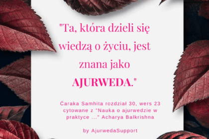 Ajurweda cytat